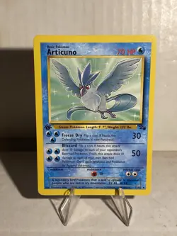 Pokemon TCG Articuno Fossil 17/62 Regular Rare First Edition Vintage WOTC - Image 1