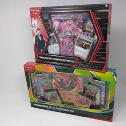 Pokemon TCG Lot Of 2 Boxes: Team Rocket's Mewtwo & Incineroar Torterra. 12 Packs - Image 1