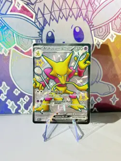 Alakazam ex 215/091 Full Art Holo Pokemon SV: Paldean Fates English Near Mint - Image 1