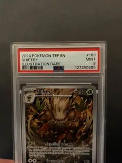 Pokemon Temporal Forces Shiftry #163/162 PSA 9 - Image 3