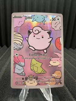Ditto (Jigglypuff) #18 - Holo Foil - After Skool Hobby Series 2 Fan Art- Pokemon - Image 1