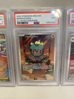 Pokemon TCG Lot Of 5 Mega Evolution PSA Graded Cards Lucario Marshadow etc - Image 4