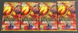 One Piece Factory Seal Booster Pack lot: PRB02 (x4) - Image 1