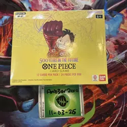 One Piece TCG - OP07 - 500 Years in the Future Sealed Booster Box - Image 1
