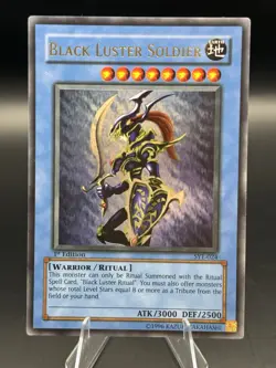 Black Luster Soldier 1st Edition Yu-Gi-Oh Card SYE-024 Ultra Rare LP/VLP - Image 1