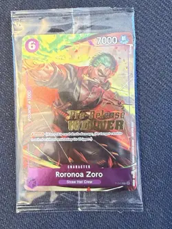 One Piece Card Game - Roronoa Zoro (Pre-Release Winner] P-045 - Image 1