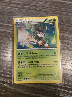 Pokemon CARD 2014 - Gogoat - XY16 - Cosmos Holo Rare - XY Black Star Promos NM! - Image 1