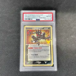 PSA 8 Greninja Gold Star Sword & Shield SWSH144 Promo Cards HoloPokemon Card - Image 2