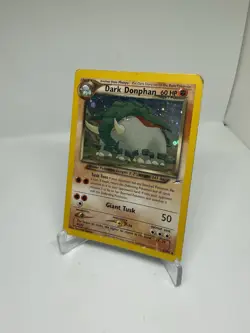 Pokemon Dark Donphan Neo Destiny TCG Holo Rare Card 3/105 - Image 2