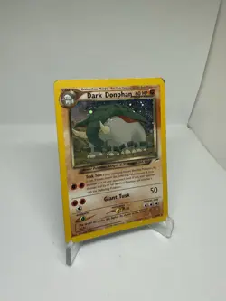 Pokemon Dark Donphan Neo Destiny TCG Holo Rare Card 3/105 - Image 3