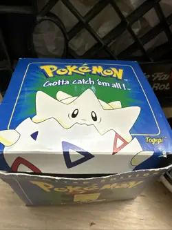 Pokemon Togepi Burger King 23k Gold Plated Trading Card Blue Box 1999 - Image 2