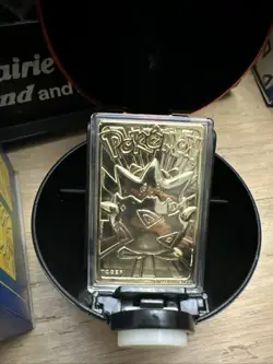 Pokemon Togepi Burger King 23k Gold Plated Trading Card Blue Box 1999 - Image 3