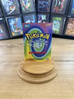 Topps Pokemon Card Bulbasaur #01 E1 of 12 Blue Logo - Image 2