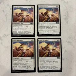 Magic the Gathering MTG Light Of Promise Play Set Of 4 Cards - Image 1