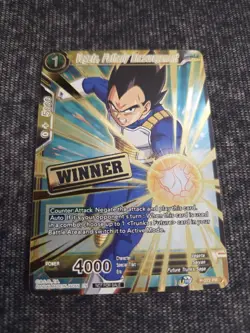 Vegeta, Fatherly Encouragement P-372 Winner Card Store Championship Dragon ball - Image 1