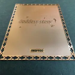 Goddess Story Gold METAL Card - Serial Number #060/100! Yae Miko Anime *READ** - Image 2