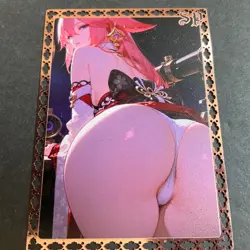 Goddess Story Gold METAL Card - Serial Number #060/100! Yae Miko Anime *READ** - Image 5