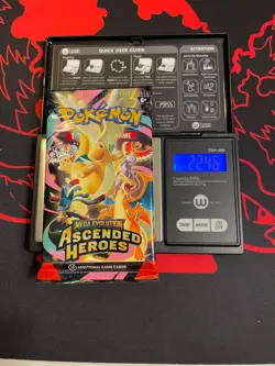 VERY HEAVY! GOD PACKUUU 22.46g Ascended Heroes Pokemon TCG Booster (SEALED) - Image 1