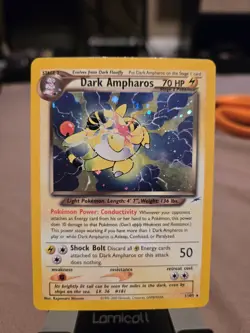 Pokemon TCG - Dark Ampharos - STAR / MON HOLO- Neo Destiny - LP+ Classic - Image 1