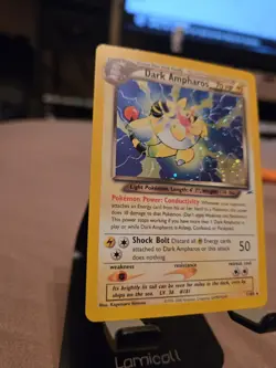 Pokemon TCG - Dark Ampharos - STAR / MON HOLO- Neo Destiny - LP+ Classic - Image 2