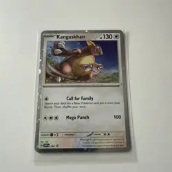 Pokemon TCG Destined Rivals - Kangaskhan Black Star Promo 202 - Pack Fresh - Image 1