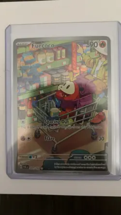 Pokemon Fuecoco 201/193 Sv02: Paldea Evolved Illustration Rare Near Mint - Image 1