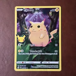 Pikachu 005/025 Full Art Holo Rare - Celebrations Base Set - Pokemon TCG - LP - Image 1