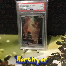 Pokemon TCG Charmander 168/165 151 IR Illustration Rare 2023 English PSA 9 Mint - Image 1