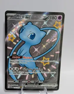 Mew ex - Shiny Ultra Rare SV: Paldean Fates 216/091 Pokemon - Image 1