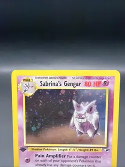 Sabrina's Gengar - 1st Edition - Holo - 14/132 Gym Heroes - Pokemon TCG - 2000 - Image 5