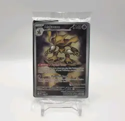 Alakazam 009 2025 Pokemon Center Stamp Black Star Promo Mega Evolution SEALED - Image 1