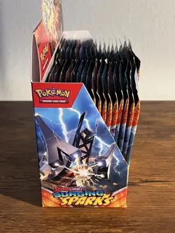 Pokemon TCG Surging Sparks Booster Box - OPEN BOX - 36 packs Total - Image 2