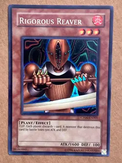yugioh Rigorous Reaver CP06-EN001 Ultra Rare Promo near mint - Image 1