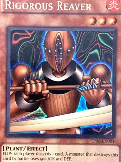 yugioh Rigorous Reaver CP06-EN001 Ultra Rare Promo near mint - Image 2