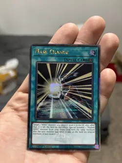 Yu-Gi-Oh! Mask Change 1st Ed RA04-EN162 Quarter Century Secret Rare - Image 2