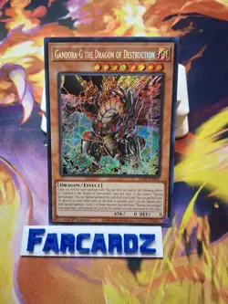 Yugioh!-Gandora-G the Dragon of Destruction-LEDE-EN001-Secret Rare-1st Ed-(NM) - Image 1