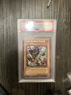 2003 Alpha The Magnet Warrior DOR-001 PSA 10 (Duelist of the Roses Promo) - Image 2