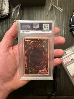 2003 Alpha The Magnet Warrior DOR-001 PSA 10 (Duelist of the Roses Promo) - Image 4