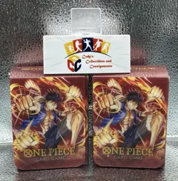 Lot Of 2-One Piece Card Game The Three Brothers Ultra Deck ST 13 no bonus pack - Image 1