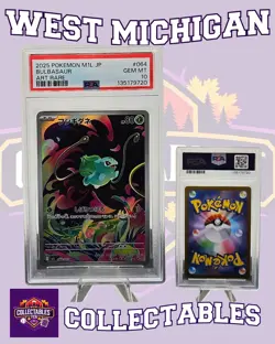 PSA 10 Bulbasaur AR 064/063 M1L MEGA - Pokemon Card Japanese Mega Brave 2025 - Image 1