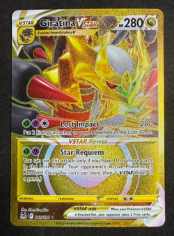 Giratina VSTAR Secret Lost Origin 212/196 Pokemon Card TCG NM/MT - Image 1