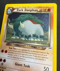 Dark Donphan Holo Neo Destiny 3/105 Pokemon Card TCG NM/LP - Image 3