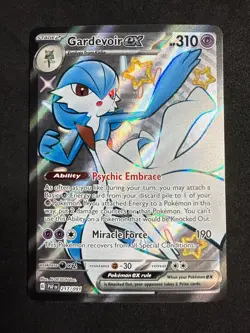 Gardevoir EX Full Art Shiny Paldean Fates 217/091 Pokemon Card TCG NM - Image 1