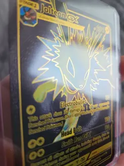 Jolteon GX Black Foil Fan Art Collector Pokemon Card Sm173 Head Bolt Swift Run - Image 4