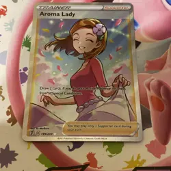 Aroma Lady - 199/203 - Pokemon Evolving Skies Sword Shield Full Art Rare Card NM - Image 2