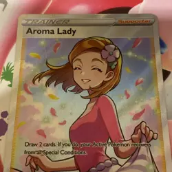 Aroma Lady - 199/203 - Pokemon Evolving Skies Sword Shield Full Art Rare Card NM - Image 3