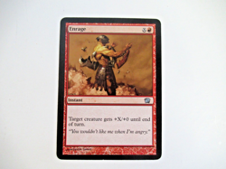 Magic The Gathering Enrage Oversize 6x4 8th Edition Card 2003 MTG - Image 1