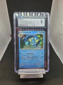 Vaporeon 168 - Scarlet & Violet Promo Cosmos - CGC - Pokemon Card (Equiv. PSA) - Image 1