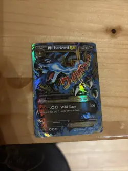 Pokemon Mega M Charizard EX TCG Secret Ultra Rare Holo Card XY Flashfire 108/106 - Image 1