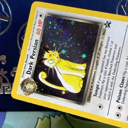 Dark Persian Pokemon Card WOTC Black Star Promo #17 Holo SWIRL 2000 NM - Image 3